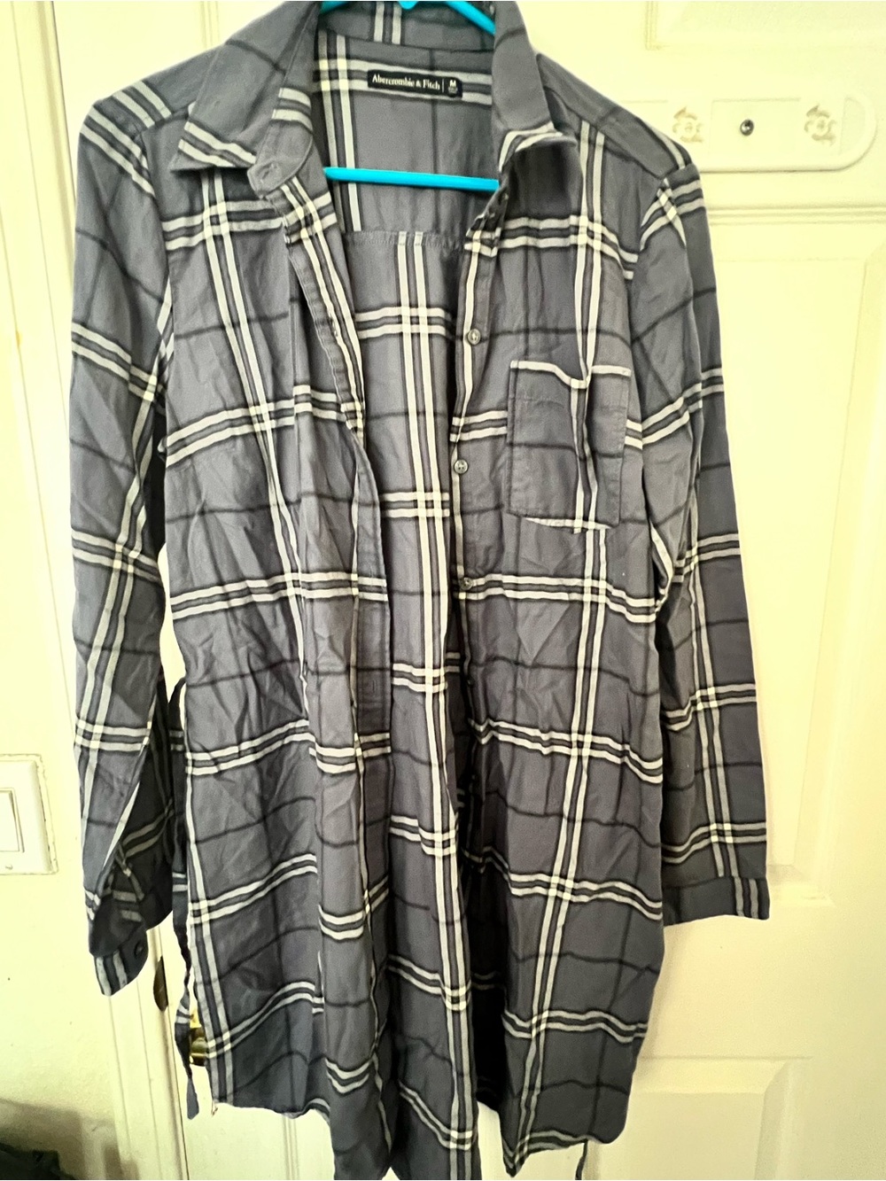 A&F plaid shirt